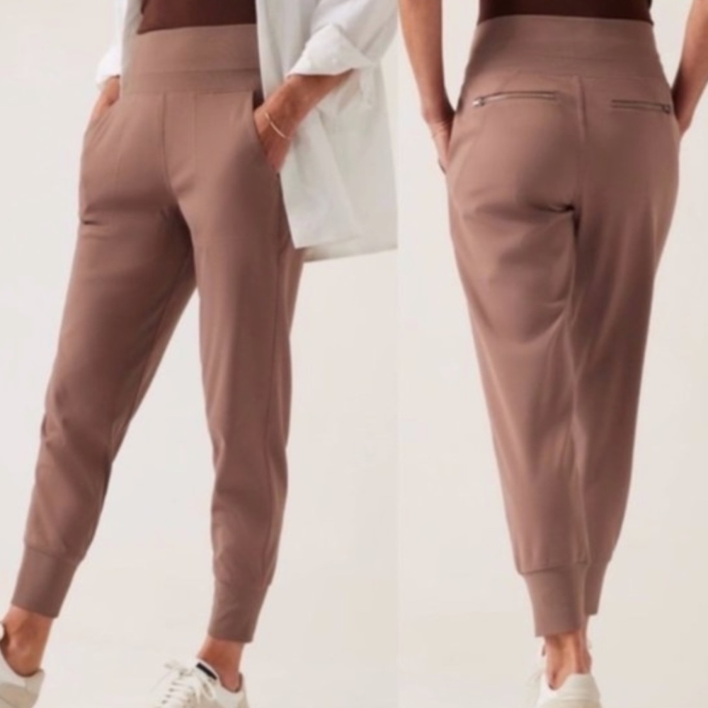 Women's Taupe Jogger Pants